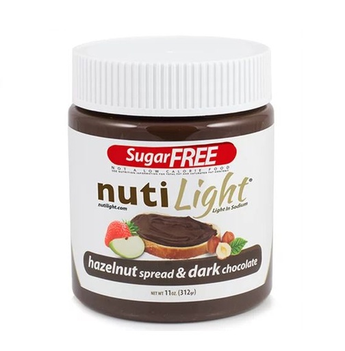 [62445] NUTI LIGHT - HAZELNUT SPREAD &amp; DARK CHOCOLATE 312G