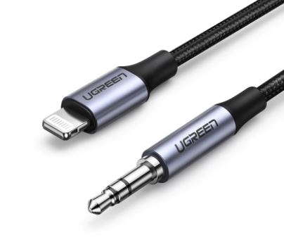 [62519] Lightning To 3.5MM AUX 1M