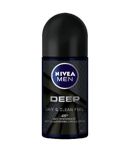 [62546] Nivea Men Deo Roll On Deep  50 Ml