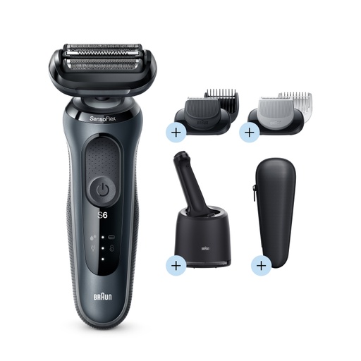 [62597] Braun Blk Ap Clean &amp; Close Shaver 1X6