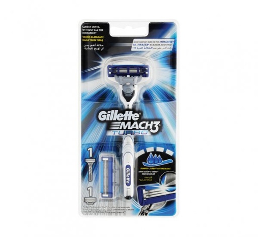 [62603] Gillete  M3Turbo Razor Aloe 2-Up-6X6-Gg052-0