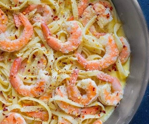 [62695] SHRIMPS PASTA (100G SHRIMPS,100G PASTA )