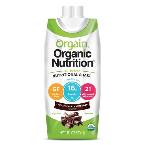 [62774] Orgain Organic Nutrition Shake Creamy Chocolate Fudge