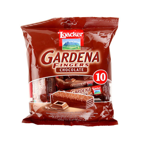 [62897] Loacker Gardena Fingers Chocolate 125gr