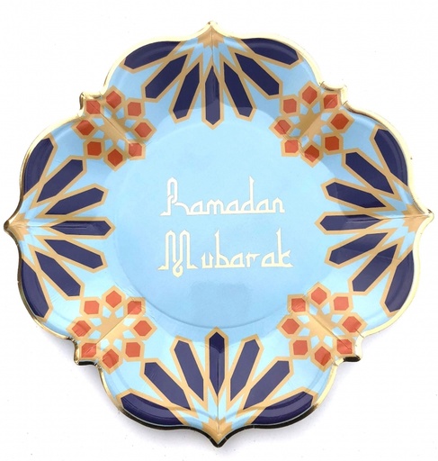 [62965] MARRAKESH RAMADAN LUNCH PLATES  (PACK OF 8)