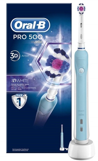 [63120] Pro 500 Electric Power Rechargeable Toothbrush D16 Oral-B