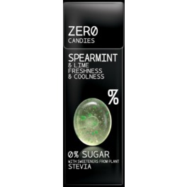 [63131] ZERO SPEAR&amp;LIME STEVIA 0% SUGAR CANDY 32gm