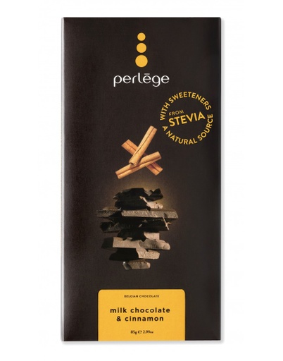 [63176] PERLEGE TABLETS MILK CINNAMON STEVIA 85gm