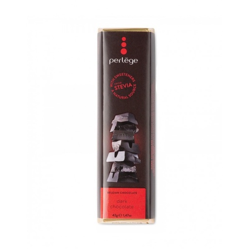 [63180] PERLEGE BAR DARK SOLID STEVIA 42gm