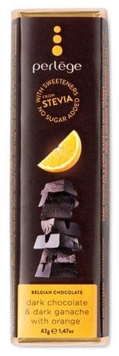 [63182] PERLEGE BAR DARK ORANGE GANACHE STEVIA 42gm