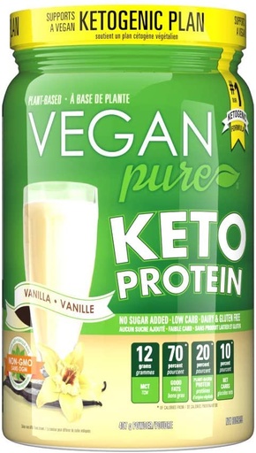 [63191] VEGAN PURE KETO VANILLA POWDER 400gm