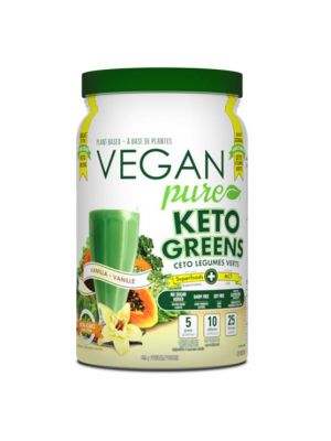 [63192] VEGAN PURE KETO GREENS VANILLA POWDER 400gm