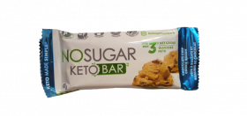 [63196] VEGAN PURE NO SUGAR KETO BAR COOKIES &amp; CREAM 40gm