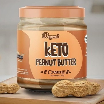 [63297] BEYOND FOOD KETO PEANUT BUTTER CREAMY 500gm