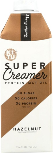 [63301] SUPER COFFEE KITU SUPER CREAMER PROTEIN MCT OIL HAZELNUT 750ml