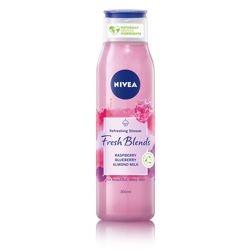 [63469] Nivea Shower Fresh Blends Rasberry 300Ml