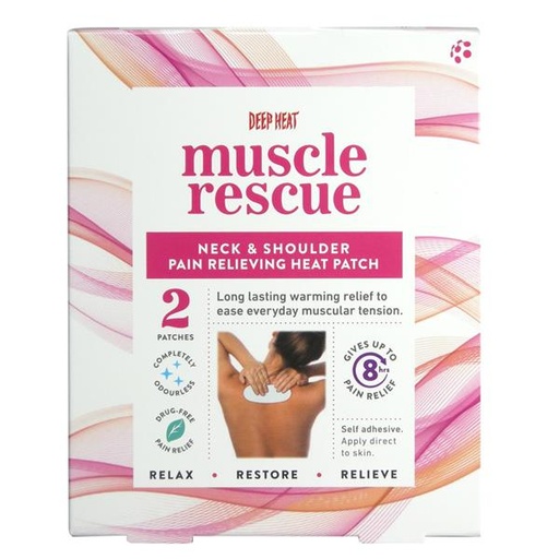 [63903] Deep Heat Muscle Rescue Patch 2S
