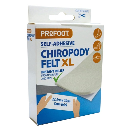 [63927] Profoot Self Adhesive Chiropody Felt Xl