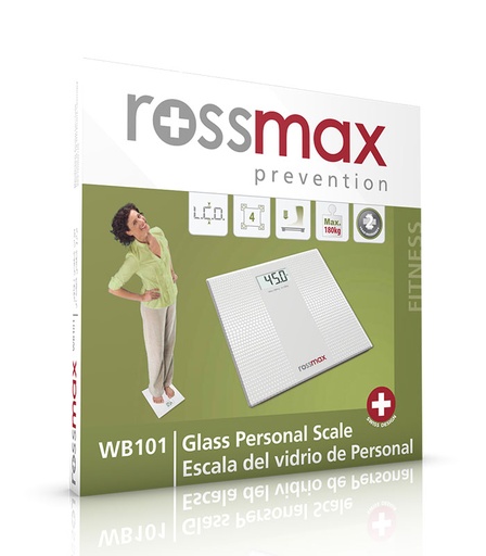 [64353] Rossmax Personal Glass Scale Wb101