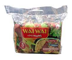 [64360] WAI WAI 123 CHICKEN 5*75GM