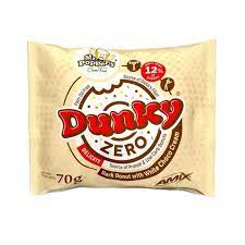 [64588] DUNKY ZERO WHITE CHOCO CREAM DONUT-AMIX