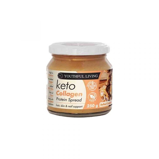[64782] Youthful Living Keto Collagen Spread Caramel 250gm