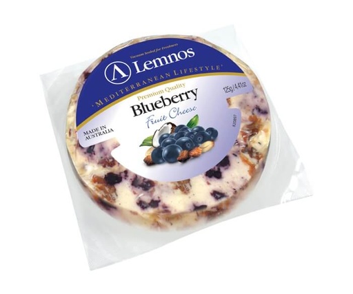 [64798] Lemnos Premium Cream Fruit Cheese Blueberry 125gm
