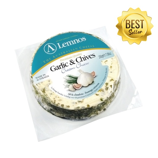 [64801] Lemnos Garlic And Chives Cream Cheese 125g