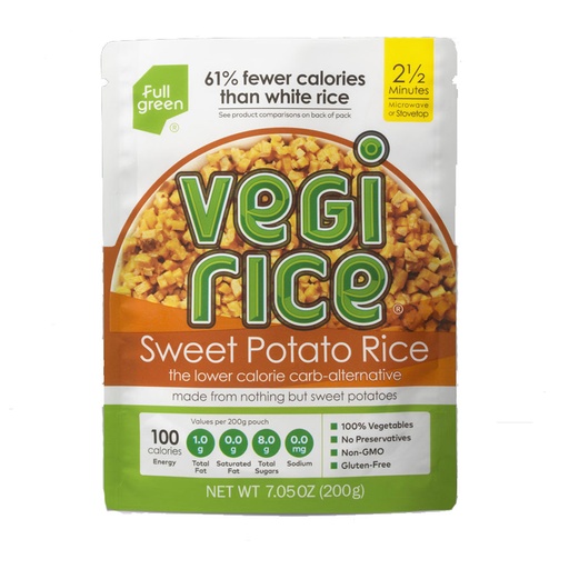 [65114] FULL GREEN VEGI RICE, SWEET POTATO RICE 200G 