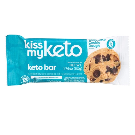 [65116] KISSMYKETO-KETO BAR CHOCOLATE COOKIE DOUGH-50G