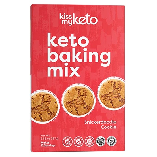 [65122] KISSMYKETO-BAKING MIX SNICKERDOODIE COOKIE 185G