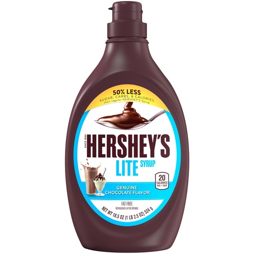 [65384] Hersheys Syrup Choco Lite 18.5Oz
