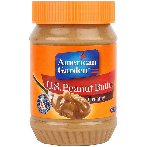 [65486] American Garden Smooth Peanut Butter (Creamy) 340 Gm