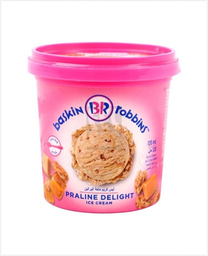 [65825] BR PRALINE DELIGHT ICECREAM 120ml