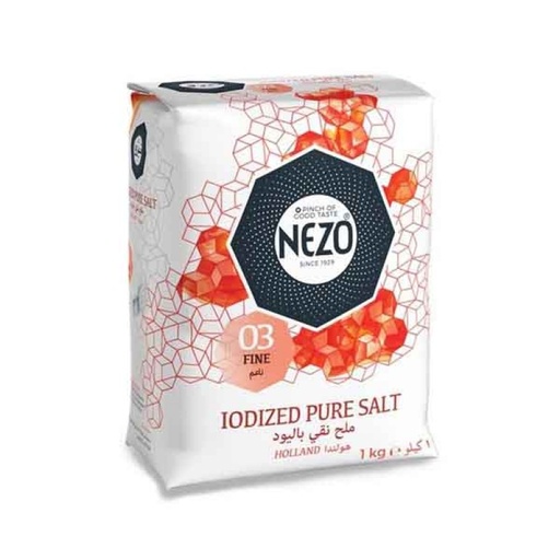 [65883] NEZO IODIZED PURE SALT 1KG