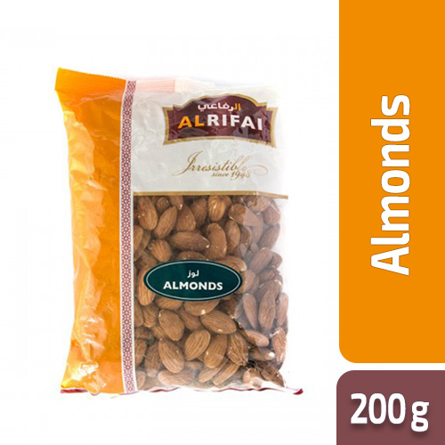 [66820] AL RIFAI RAW ALMONDS 200 GM