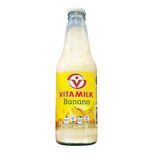 [67231] Vitamilk Banana Soymilk 230 ml