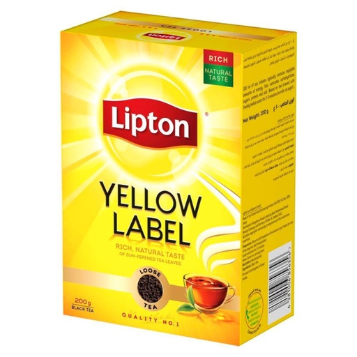 [68612] LIPTON YELLOW LABEL TEA PACKET 200G