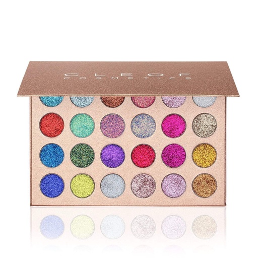 [7883] CLEOF COSMETICS GLITTER PALETTE-