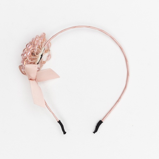 [7946] Hair Bow Metal With Stone On Top-