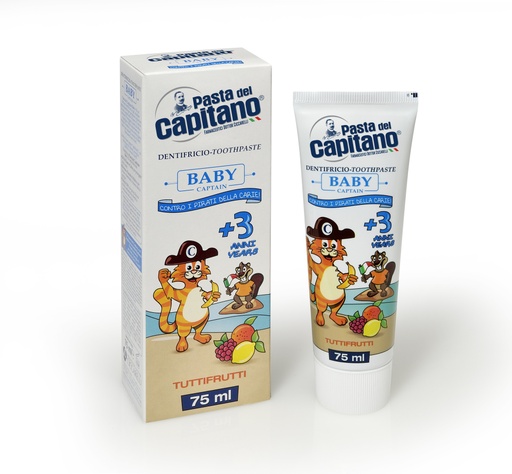 [8457] Pasta Del Capitano Baby Tutti- Frutti Tooth Paste 75Ml