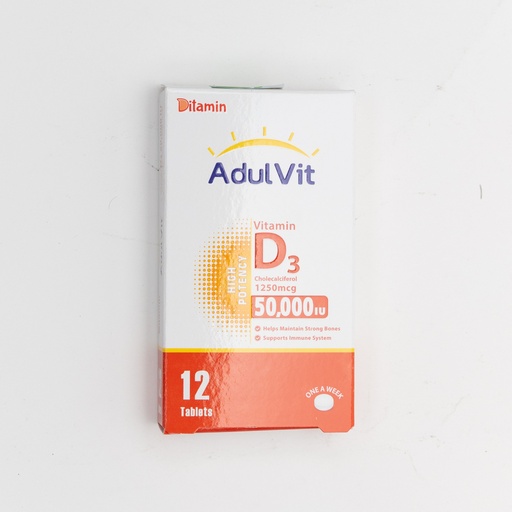 [8654] Ditamin Adul Vit Vitamin D3 50000 12