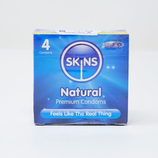 [8879] Skins Natural Lub Condoms