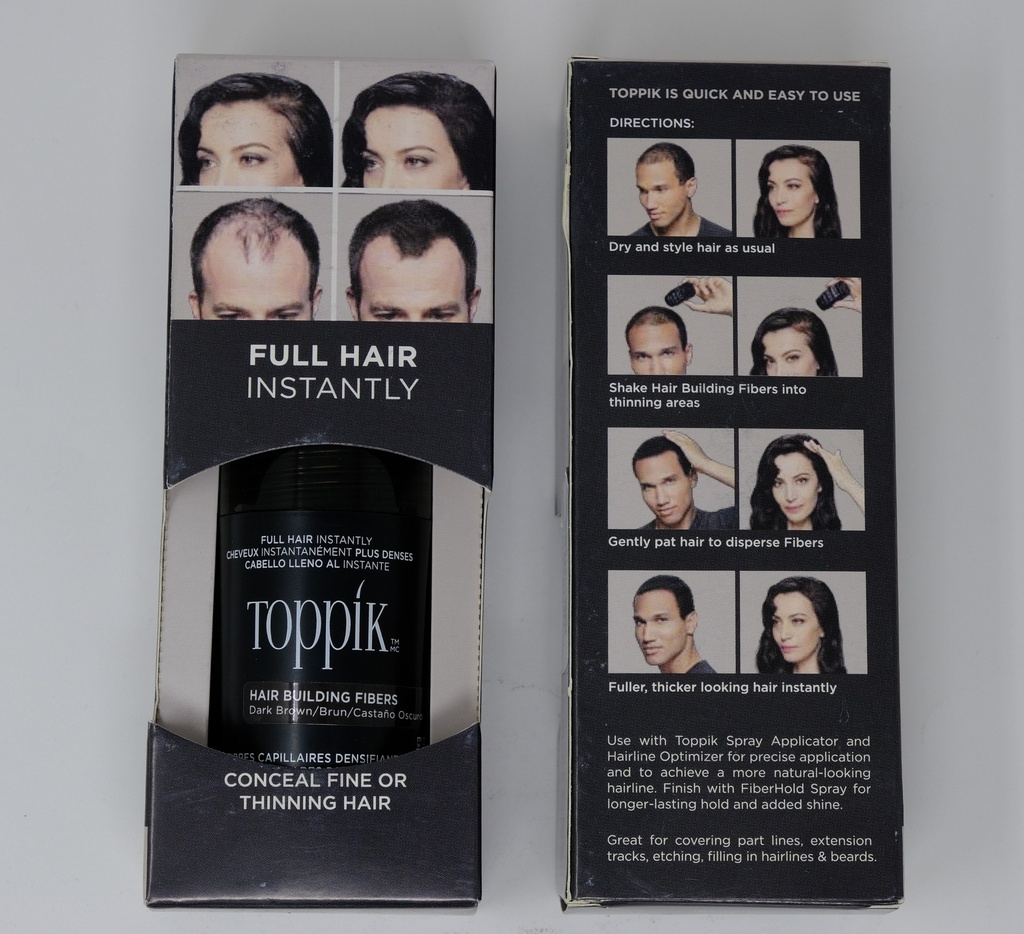 TOPPIK Hair Building Fiber Dark Brown Pharmacy and More