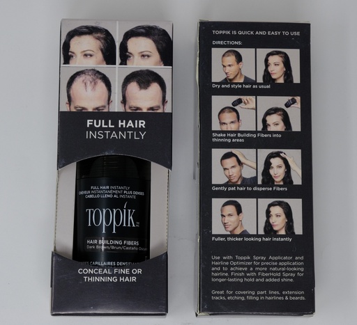 [8883] Toppik Hair Building Fiber Dark Brown