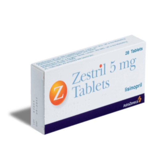 [8915] Zestril 5Mg Tablet 28'S-