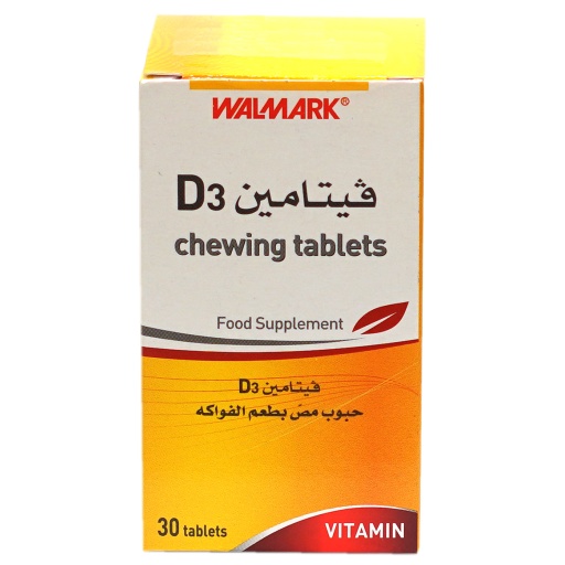 [9550] Walmark Vitamin D3 400Iu Chewable  Tablet 30'S-