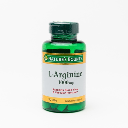 [9571] nature's bounty L-Arginine 1000Mg 50'S
