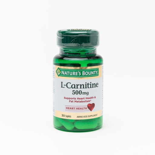[9572] nature's bounty L-Carnitine 500Mg Tablet 30'S