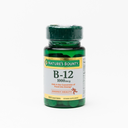 [9576] nature's bounty Vitamin B-12 1000Mcg 100'S